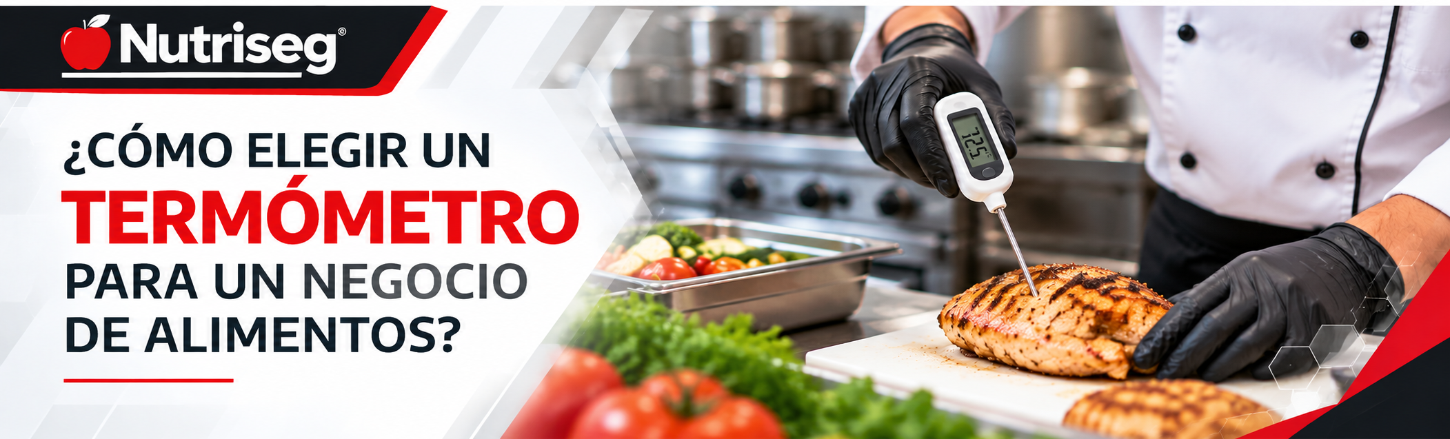 Cómo elegir un termómetro para un negocio de alimentos: guía NUTRISEG