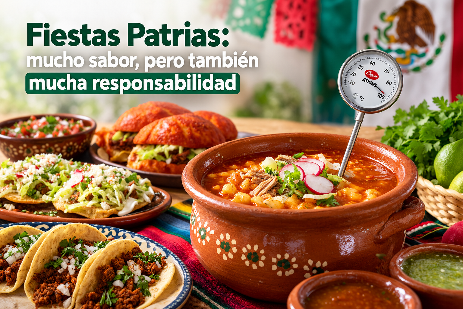 Fiestas Patrias: mucho sabor, pero también mucha responsabilidad