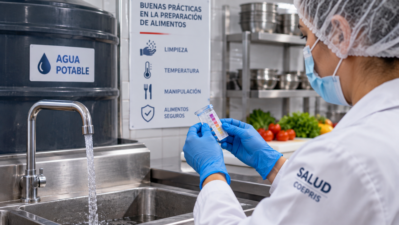 Higiene y control del agua en establecimientos de alimentos